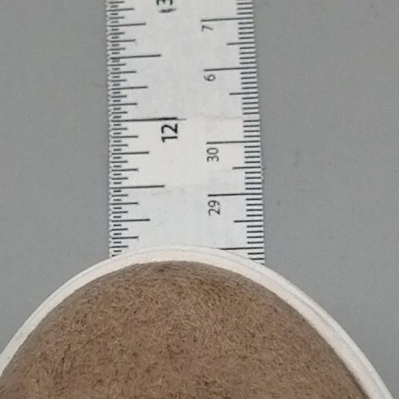 Maurices Womens Taryn Ankle Bootie Tan Wedge Heel Side Zip Faux Fur Trim Sz 9 M - Picture 5 of 9